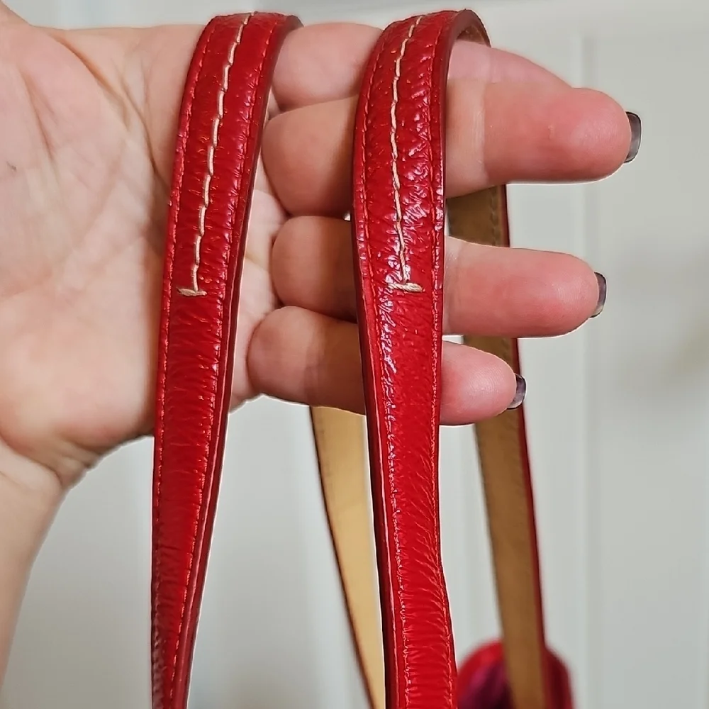 Coach 2011 Red Patent Leather Tote